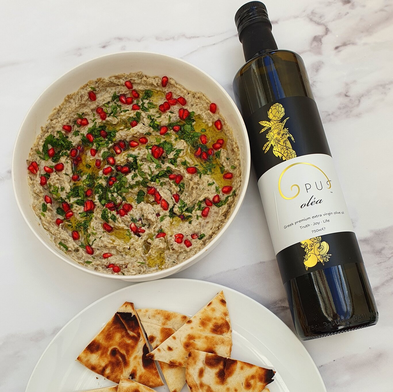 Roast Aubergine Dip – Opus Live Well