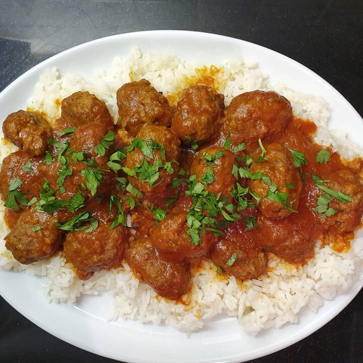 Greek meatballs Soutzoukakia