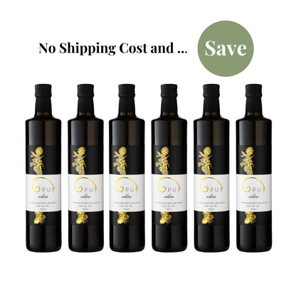Classic Opus Oléa Extra Virgin Olive Oil bundle of 6 x 500 ml